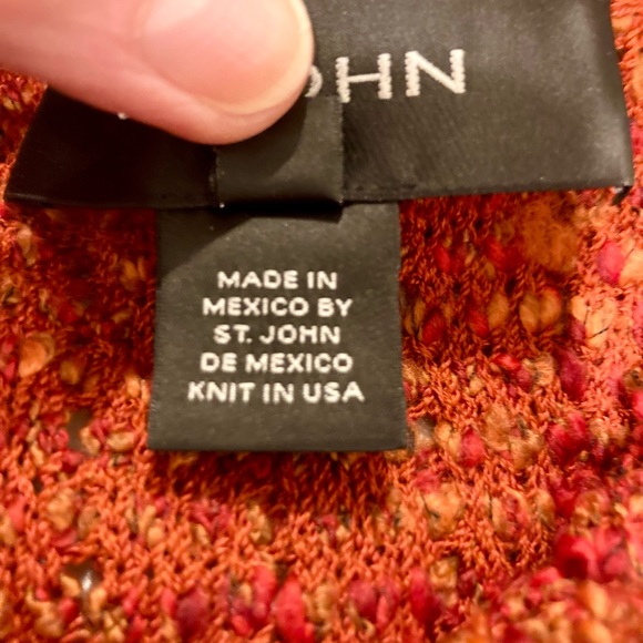 St.John 3/4 Sleeve Sweater Small - Picture 5 of 8